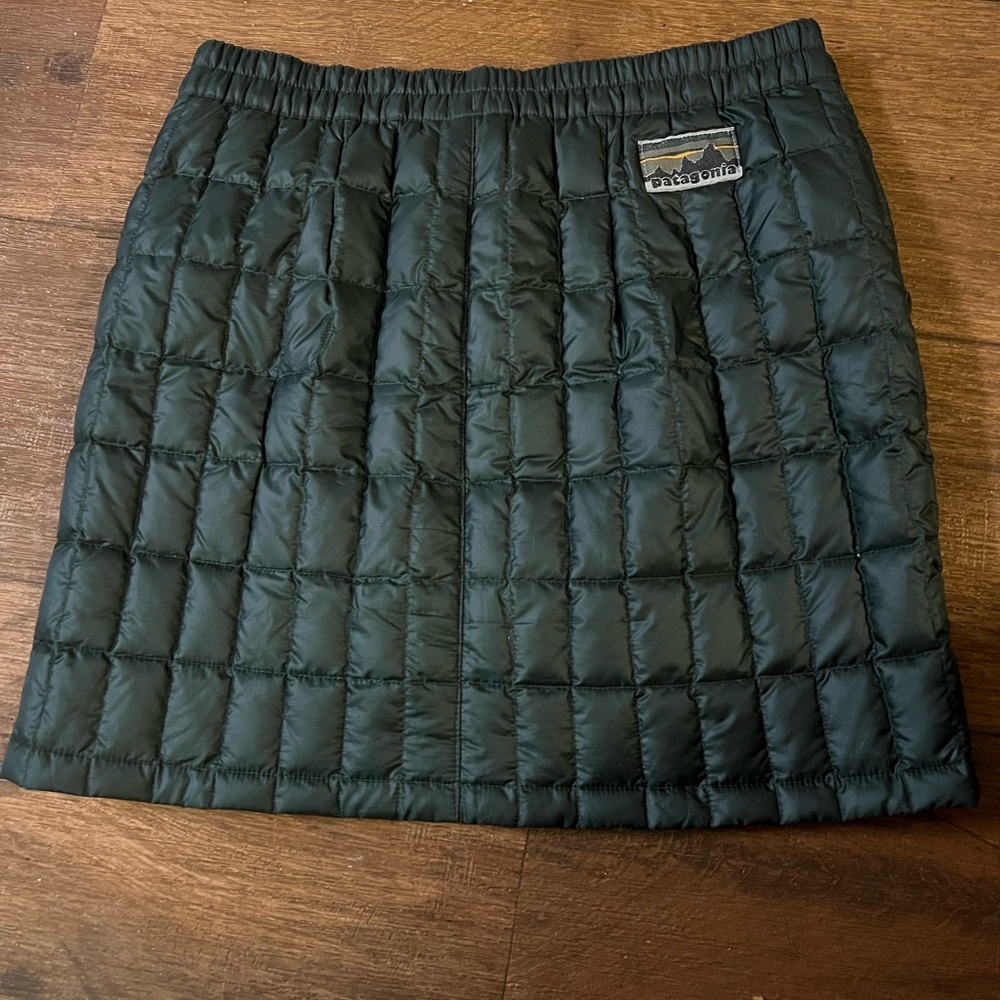 Patagonia green Quilted Mini Skirt XS